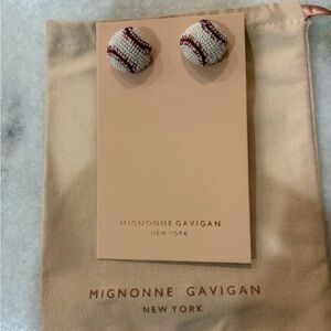 Mignonne Gavigan Baseball Earrings